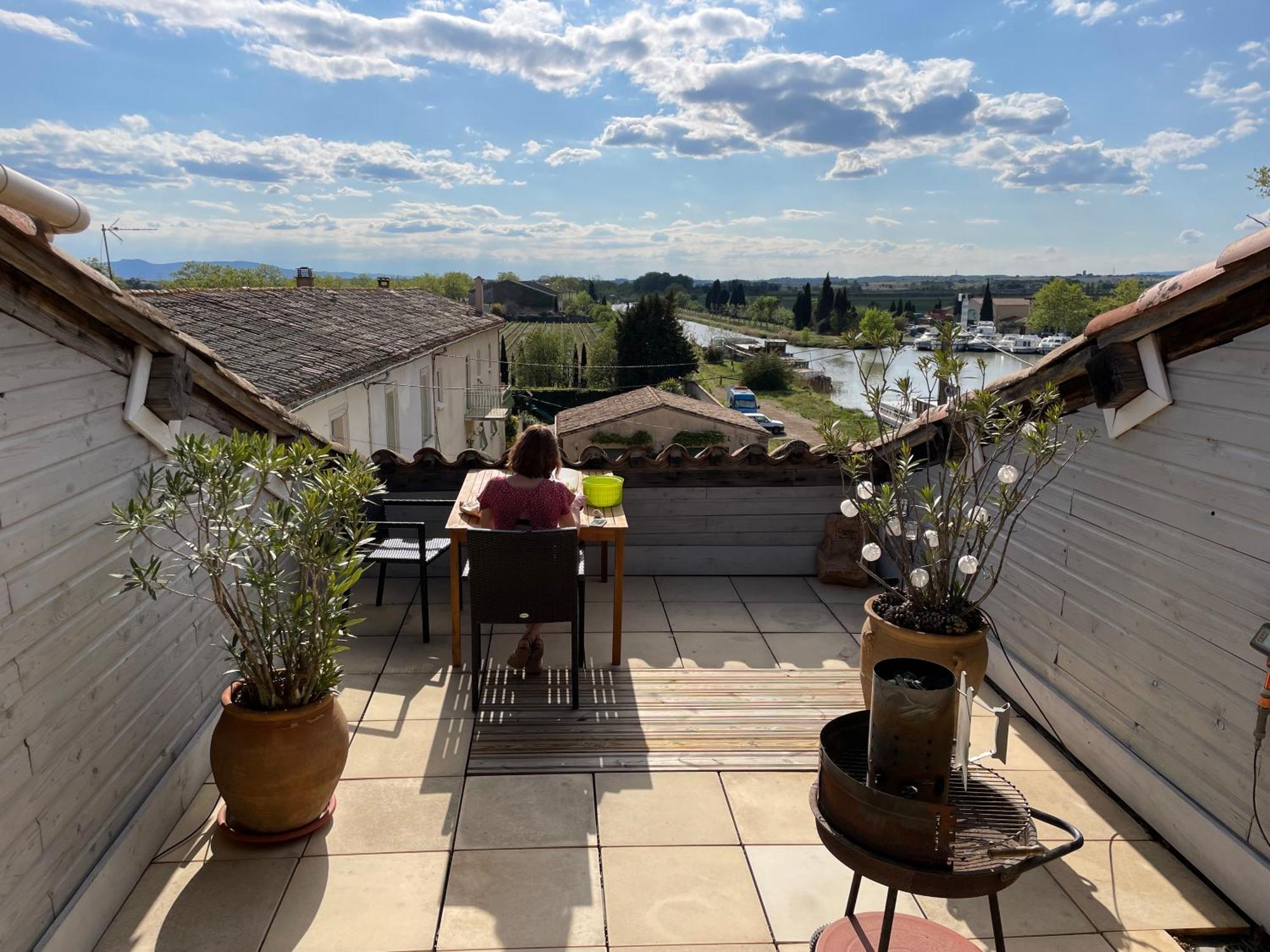 Grosse Ferienwohnung Am Canal Du Midi Mit Dachterrrasse 험프스 외부 사진